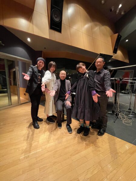 僕のアルバムのレコーディングの最終の取りを行いました。