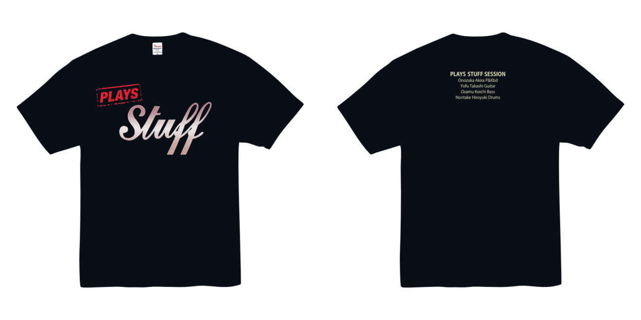 70年代の輝きを今に。plays Stuff ツアー決定！＆オリジナルTシャツ販売のお知らせ。